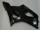 Preto Abs Plásticos Suzuki GSXR 1000 K3 2003-2004 Preto Abs Plásticos Suzuki GSXR 1000 K3 2003-2004