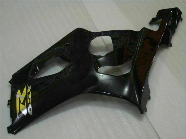 Preto Abs Plásticos Suzuki GSXR 1000 K3 2003-2004 Preto Abs Plásticos Suzuki GSXR 1000 K3 2003-2004