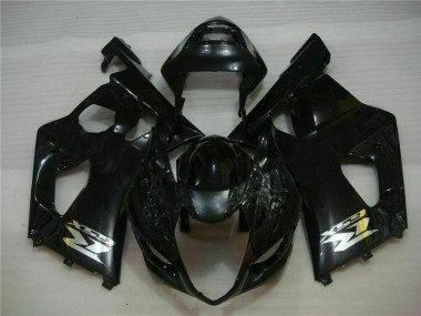 Preto Abs Plásticos Suzuki GSXR 1000 K3 2003-2004