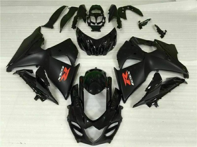 Preto Abs Plásticos Suzuki GSXR 1000 K9 2009-2016 Preto Abs Plásticos Suzuki GSXR 1000 K9 2009-2016