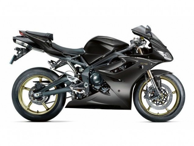 Preto Abs Plásticos Triumph Daytona 675 Triple 2009-2012 Preto Abs Plásticos Triumph Daytona 675 Triple 2009-2012