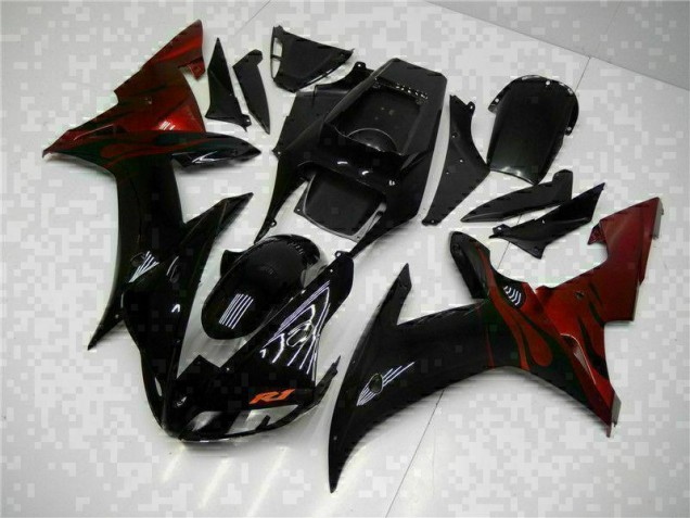 Preto Abs Plásticos Yamaha R1 2002-2003 Preto Abs Plásticos Yamaha R1 2002-2003