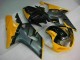 Preto Amarelo Carenagem Suzuki GSXR 600 / 750 K1 K2 K3 2001-2003 Preto Amarelo Carenagem Suzuki GSXR 600 / 750 K1 K2 K3 2001-2003