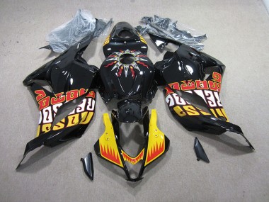 Preto Amarelo Kit Completo Carenagem Honda CBR 600RR 2009-2012