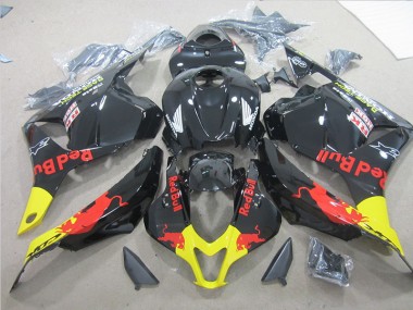 Preto Amarelo Red Bull Carenagem Honda CBR 600RR 2009-2012