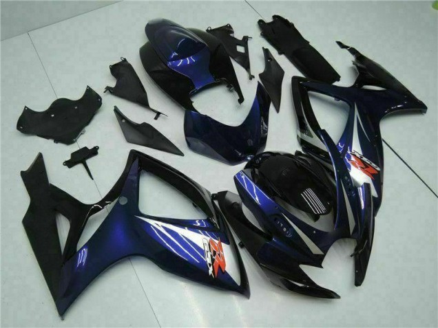 Preto Azul Abs Kits Carenagem Suzuki GSXR 600 / 750 K6 2006-2007 Preto Azul Abs Kits Carenagem Suzuki GSXR 600 / 750 K6 2006-2007