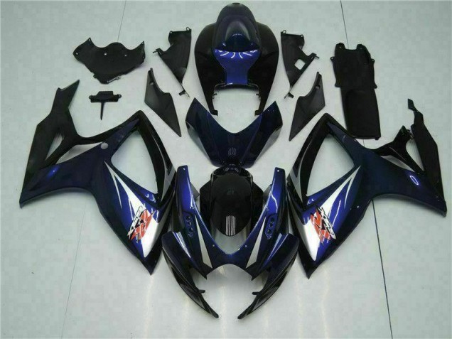 Preto Azul Abs Kits Carenagem Suzuki GSXR 600 / 750 K6 2006-2007 Preto Azul Abs Kits Carenagem Suzuki GSXR 600 / 750 K6 2006-2007
