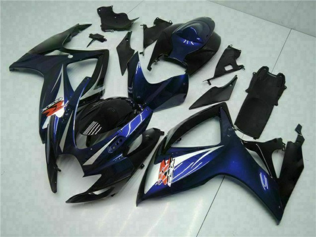 Preto Azul Abs Kits Completos Carenagem Suzuki GSXR 600 / 750 K6 2006-2007 Preto Azul Abs Kits Completos Carenagem Suzuki GSXR 600 / 750 K6 2006-2007