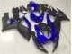 Preto Azul Abs Plásticos Suzuki GSXR 600 / 750 K6 2006-2007 Preto Azul Abs Plásticos Suzuki GSXR 600 / 750 K6 2006-2007