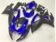 Preto Azul Abs Plásticos Suzuki GSXR 600 / 750 K6 2006-2007 Preto Azul Abs Plásticos Suzuki GSXR 600 / 750 K6 2006-2007