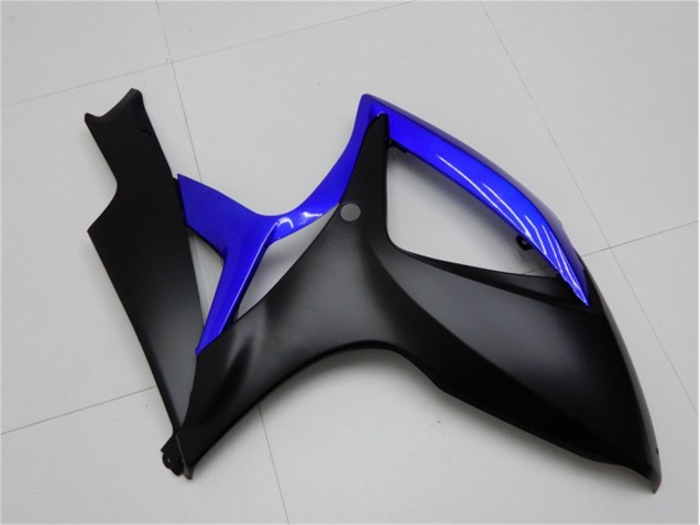 Preto Azul Abs Plásticos Suzuki GSXR 600 / 750 K6 2006-2007 Preto Azul Abs Plásticos Suzuki GSXR 600 / 750 K6 2006-2007