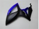 Preto Azul Abs Plásticos Suzuki GSXR 600 / 750 K6 2006-2007 Preto Azul Abs Plásticos Suzuki GSXR 600 / 750 K6 2006-2007