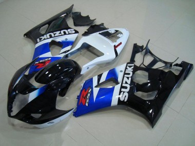 Preto Azul Branco Carenagem Suzuki GSXR 1000 K3 2003-2004
