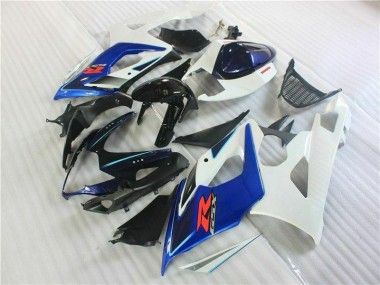 Preto Azul Branco Carenagem Suzuki GSXR 1000 K5 2005-2006