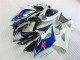 Preto Azul Branco Carenagem Suzuki GSXR 1000 K5 2005-2006