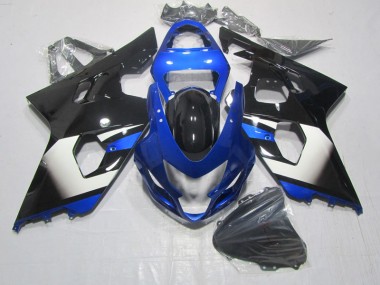 Preto Azul Carenagem Suzuki GSXR 600 K4 2004-2005