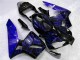 Preto & Azul Chama Carenagem Honda CBR 600RR 2003-2004 Preto & Azul Chama Carenagem Honda CBR 600RR 2003-2004