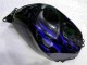 Preto & Azul Chama Carenagem Honda CBR 600RR 2003-2004 Preto & Azul Chama Carenagem Honda CBR 600RR 2003-2004