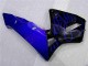 Preto & Azul Chama Carenagem Honda CBR 600RR 2003-2004 Preto & Azul Chama Carenagem Honda CBR 600RR 2003-2004