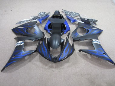 Preto Azul Chama Kits Carenagem Yamaha R6 2003-2005