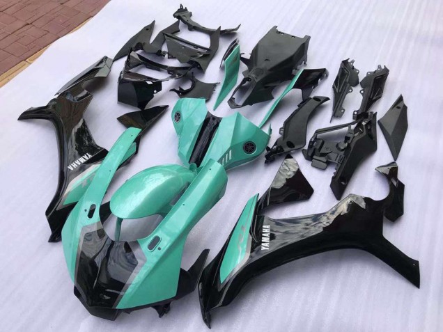Preto Azul Injeção Kit Carenagem Yamaha R1 2015-2019 Preto Azul Injeção Kit Carenagem Yamaha R1 2015-2019