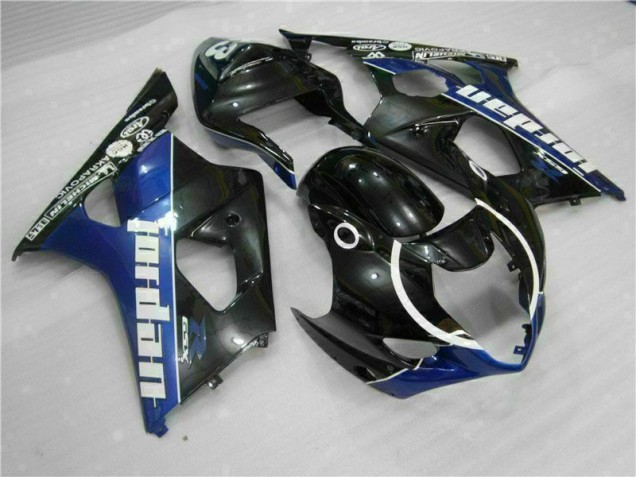 Preto Azul Kit Carenagem Suzuki GSXR 1000 K3 2003-2004 Preto Azul Kit Carenagem Suzuki GSXR 1000 K3 2003-2004