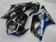 Preto Azul Kit Carenagem Suzuki GSXR 1000 K3 2003-2004 Preto Azul Kit Carenagem Suzuki GSXR 1000 K3 2003-2004