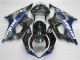 Preto Azul Kit Carenagem Suzuki GSXR 1000 K3 2003-2004 Preto Azul Kit Carenagem Suzuki GSXR 1000 K3 2003-2004