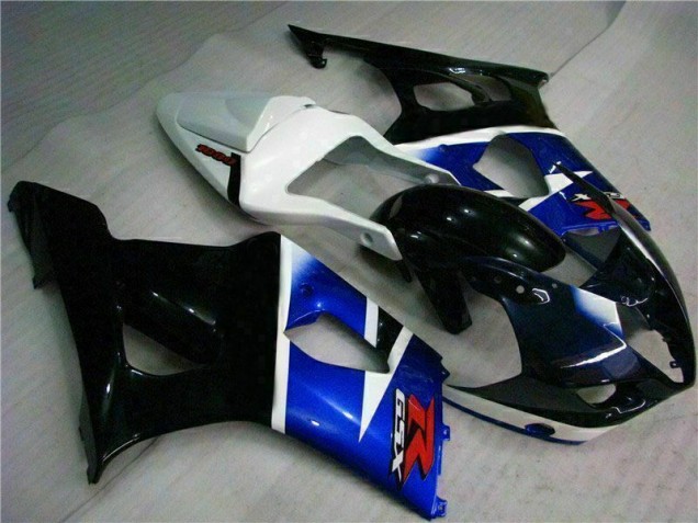 Preto Azul Kit Completo Carenagem Suzuki GSXR 1000 K3 2003-2004 Preto Azul Kit Completo Carenagem Suzuki GSXR 1000 K3 2003-2004
