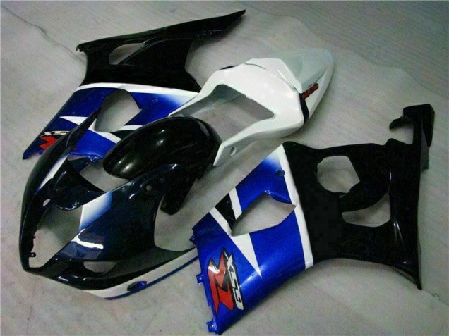 Preto Azul Kit Completo Carenagem Suzuki GSXR 1000 K3 2003-2004 Preto Azul Kit Completo Carenagem Suzuki GSXR 1000 K3 2003-2004