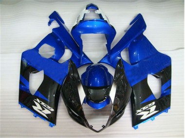 Preto Azul Kits Carenagem Suzuki GSXR 1000 K5 2005-2006