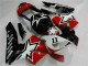 Preto Branco 11 Carenagem Honda CBR 600RR 2003-2004 Preto Branco 11 Carenagem Honda CBR 600RR 2003-2004