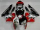 Preto Branco 11 Carenagem Honda CBR 600RR 2003-2004 Preto Branco 11 Carenagem Honda CBR 600RR 2003-2004