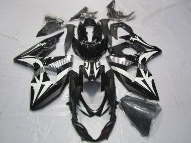 Preto Branco Abs Kits Carenagem Suzuki GSXR 1000 K9 2009-2016