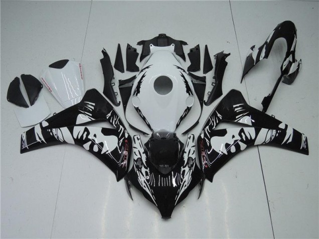 Preto Branco Abs Kits Completos Carenagem Honda CBR 1000RR 2008-2011 Preto Branco Abs Kits Completos Carenagem Honda CBR 1000RR 2008-2011