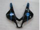 Preto Branco Azul Carenagem Honda CBR 600RR 2013-2021 Preto Branco Azul Carenagem Honda CBR 600RR 2013-2021