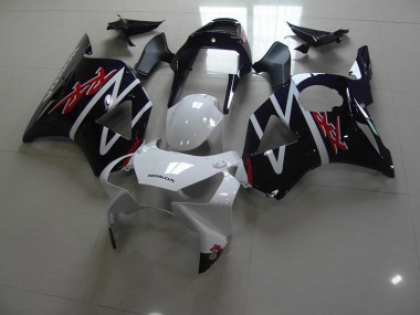 Preto Branco Carenagem Honda CBR 900RR 954 2002-2003