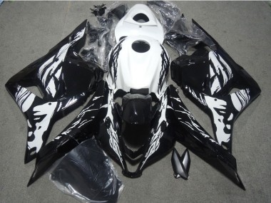 Preto Branco Carenagem & Plástico Honda CBR 600RR 2009-2012