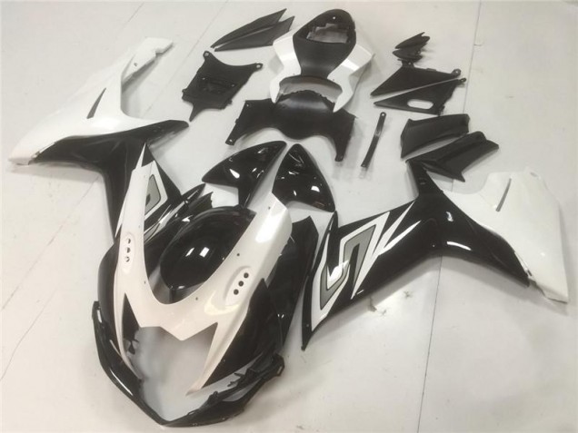 Preto Branco Carenagem & Plástico Suzuki GSXR 600 / 750 K11 2011-2021 Preto Branco Carenagem & Plástico Suzuki GSXR 600 / 750 K11 2011-2021