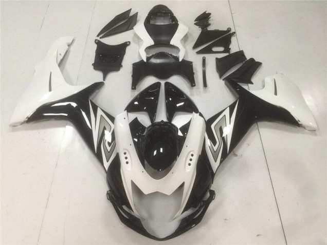 Preto Branco Carenagem & Plástico Suzuki GSXR 600 / 750 K11 2011-2021 Preto Branco Carenagem & Plástico Suzuki GSXR 600 / 750 K11 2011-2021