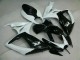 Preto Branco Carenagem Suzuki GSXR 600 / 750 K6 2006-2007 Preto Branco Carenagem Suzuki GSXR 600 / 750 K6 2006-2007