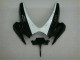 Preto Branco Carenagem Suzuki GSXR 600 / 750 K6 2006-2007 Preto Branco Carenagem Suzuki GSXR 600 / 750 K6 2006-2007