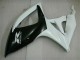 Preto Branco Carenagem Suzuki GSXR 600 / 750 K6 2006-2007 Preto Branco Carenagem Suzuki GSXR 600 / 750 K6 2006-2007