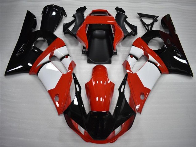 Preto Branco Carenagem Yamaha R6 1998-2002 Preto Branco Carenagem Yamaha R6 1998-2002