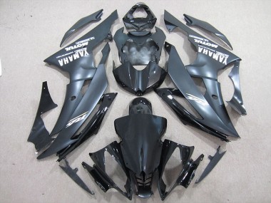 Preto Branco Carenagem Yamaha R6 2008-2016