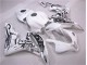 Preto Branco Carroçaria Honda CBR 600RR 2007-2008 Preto Branco Carroçaria Honda CBR 600RR 2007-2008