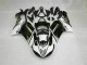 Preto Branco Carroçaria Kawasaki ZX6R 2007-2008 Preto Branco Carroçaria Kawasaki ZX6R 2007-2008