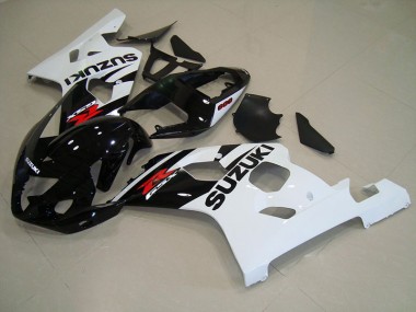 Preto Branco Carroçaria Suzuki GSXR 750 K4 2004-2005