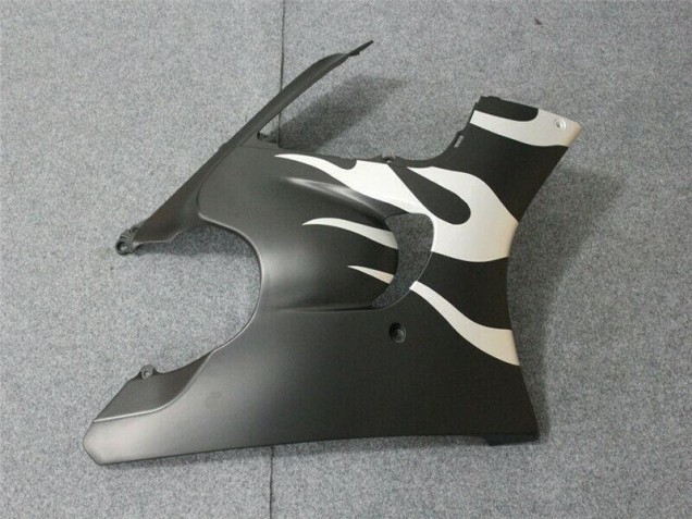 Preto Branco Chama Carenagem Honda CBR 600 F4i 2001-2003 Preto Branco Chama Carenagem Honda CBR 600 F4i 2001-2003