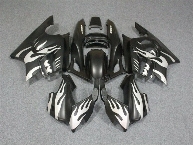 Preto Branco Chama Carenagem Honda CBR 600 F4i 2001-2003 Preto Branco Chama Carenagem Honda CBR 600 F4i 2001-2003